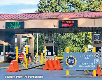 US Custom Border Crossing Port of Entry in Point Roberts WA