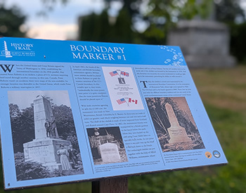 Point Roberts History Trail - Monument Park, Marker #1