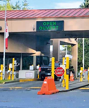 Border Crossing at Point Roberts, WA